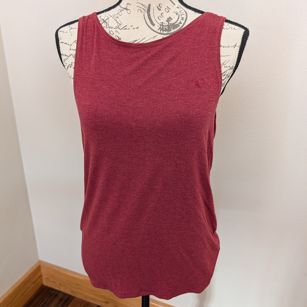 ZYIA Women's Twistback Tank Top - Red